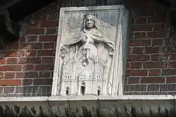 Milano, Conca di Viarenna, Stemma della Fabbrica del Duomo.JPG