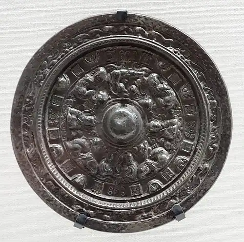 Bronze mirror of Chinese origin