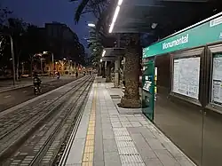 One of the Trambesòs platforms