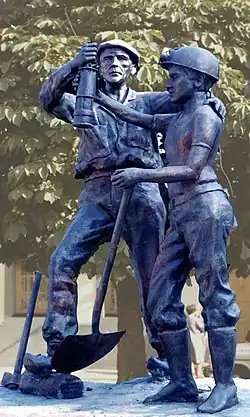 Bronze statue