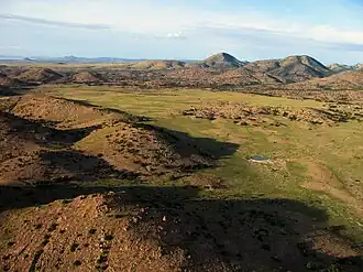 Mt Baldy and Black Mountain beyond Maternity Meadow from Animas Valley
