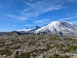 On Peak 7291 en route to Peak 7317 (left)