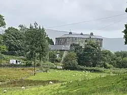 Nannau Hall from the start of Precipice Walk