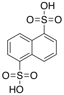 Skeletal formula of Armstrong's acid