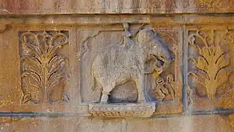 NathmalJi Haveli Elephant carving high relief