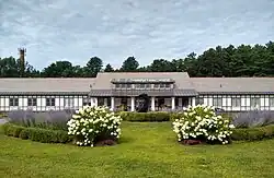 The front entrance of the National Museum of Dance and Hall of Fame