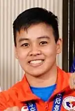 An image of Nesthy Petecio with her Olympic uniform.