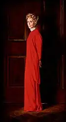 Official White House portrait of Nancy Reagan