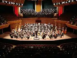 Orpheus Choir of Wellington performing with Orchestra Wellington, August 2017