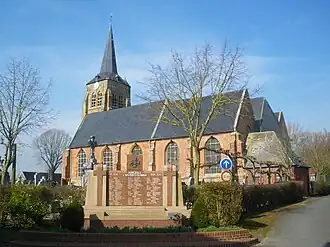 The church in Oudezeele