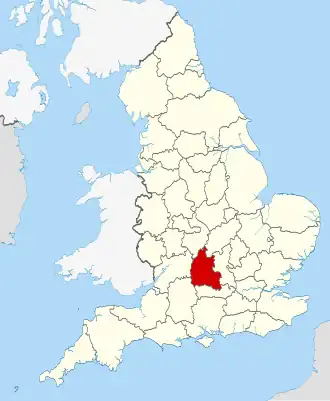 Map of Oxfordshire