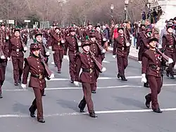 Students' battalion parade at Lisbon