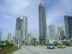 Avenida Balboa skyscrapers undergoing construction