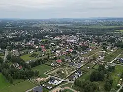 Panoramic view of Borek Szlachecki