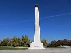 The monument restored after 2019.