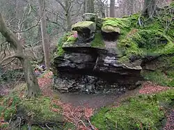 The other possible Peden's pulpit or point in the Lynn Glen