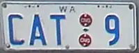 Perth Central Area Transit plate