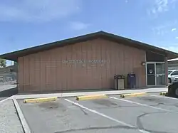 The Laveen Post Office located in the corner of 51st Avenue and Dobbins Road. This is the located where the original Laveen Village post office was established in 1918.