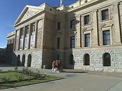 Another view of the Arizona State Capitol built in 1901 which is now the Arizona State Capital Museum.