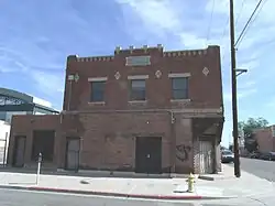 Different view of Gerardo's Building. Listed in the National Register of Historic Places, reference number 85002057.