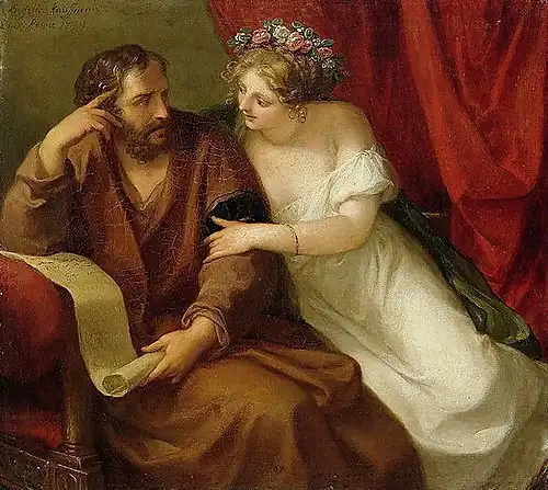 Angelica Kauffman, Phryne Seduces the Philosopher Xenocrates 1794