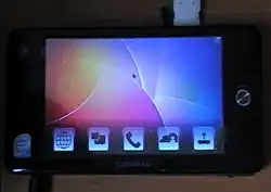 First technology preview of Plasma Mobile during the “Tokamak 4” developer sprint in February 2010