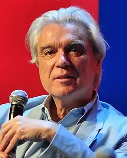 Talking Heads lead singer David Byrne (1970–71)
