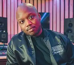 Tre Jean-Marie in recording studio