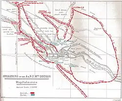 Battle map of Magdhaba