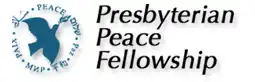 This logo is copyright Presbyterian Peace Fellowship and displayed here under fair use policy.