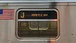 The side dest display of an R143