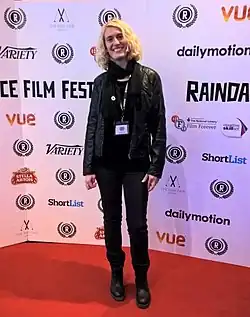 DMo attending 23rd Raindance Film Festival in London, England in September 2015.