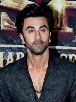 A face shot of Ranbir Kapoor