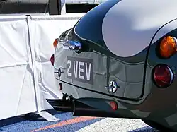 Rear view of DB4GT Zagato, 2 VEV