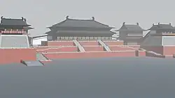 Reconstruction model of Hanyuan Hall