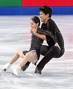 Riku Miura and Ryuichi Kihara at the 2024 Grand Prix Final