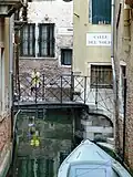 private bridge calle del Volto Rio del Piombo