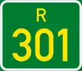 Regional route R301 shield