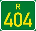 Regional route R404 shield