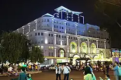 Union Square Saigon at night on Lê Lợi Boulevard