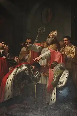 Saint Remigius Baptizing King Clovis