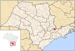 Location in São Paulo state