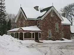 The superintendent's house in winter