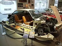 cutaway model of NSU Ro 80, made for IAA