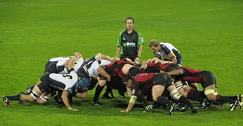 Rugby union scrum