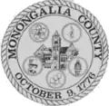 Official seal of Monongalia County