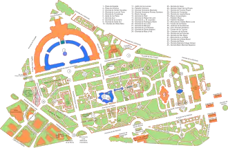 A sketch of María Luisa Park