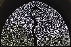 The marble screen from inside