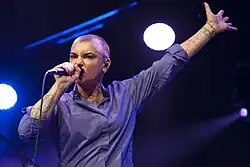 Sinéad O'Connor performing live