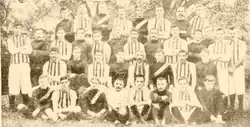 Natal and Transvaal colony teams. Durban, South Africa, 1904